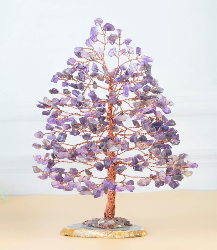 Crocon Amethyst Crystal Wire Tree Agate - Crystal Gifts gallery