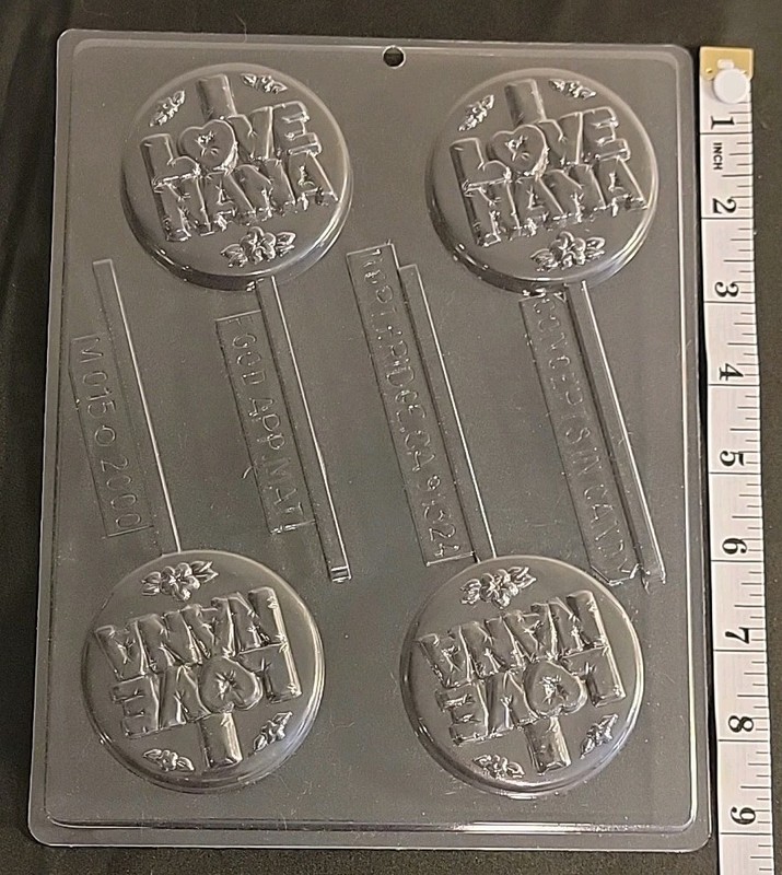 Concepts In Candy I LOVE NANA Grandmothers Day Birthday Lollipop Chocolate Mold