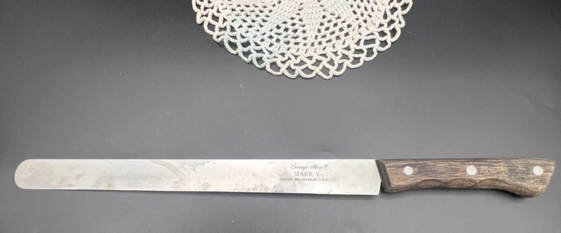 Vintage Carriage House Mark V Chrome Molybdenum Stainless Cake Decorating Knife