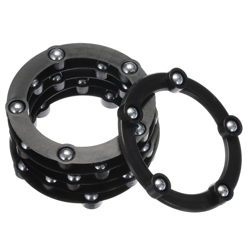 6Pack 2″ Rotating Swivel Stand with Steel Ball Lazy Susan 0.06×1.57″ Black