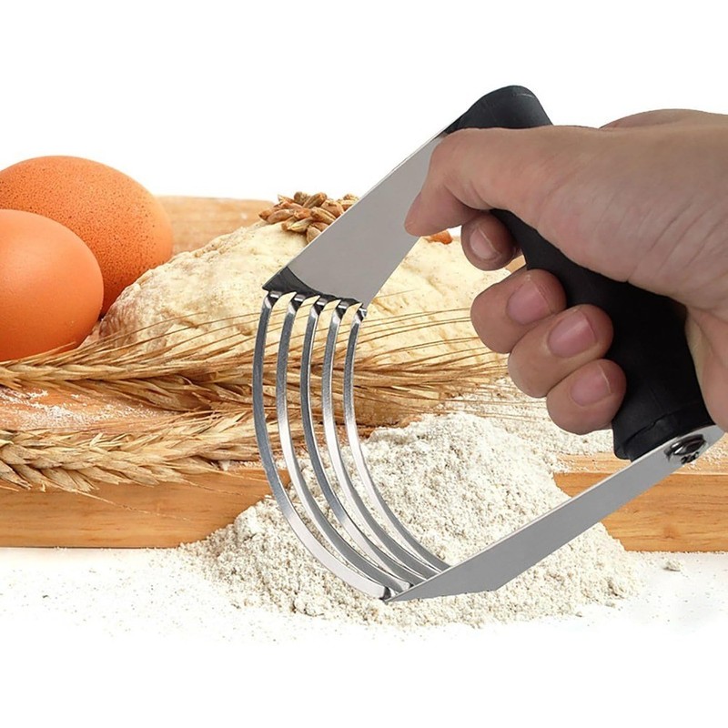 Stainless Steel Dough Blender Pastry Cutter 4.6 Inch Mixing Tool for Baking gallery