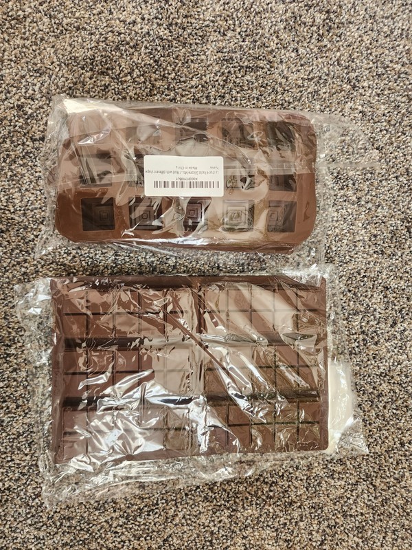 Chocolate Bar Mold,Non-Stick Chocolate Molds, 100% Food Grade Silicone Deep Choc