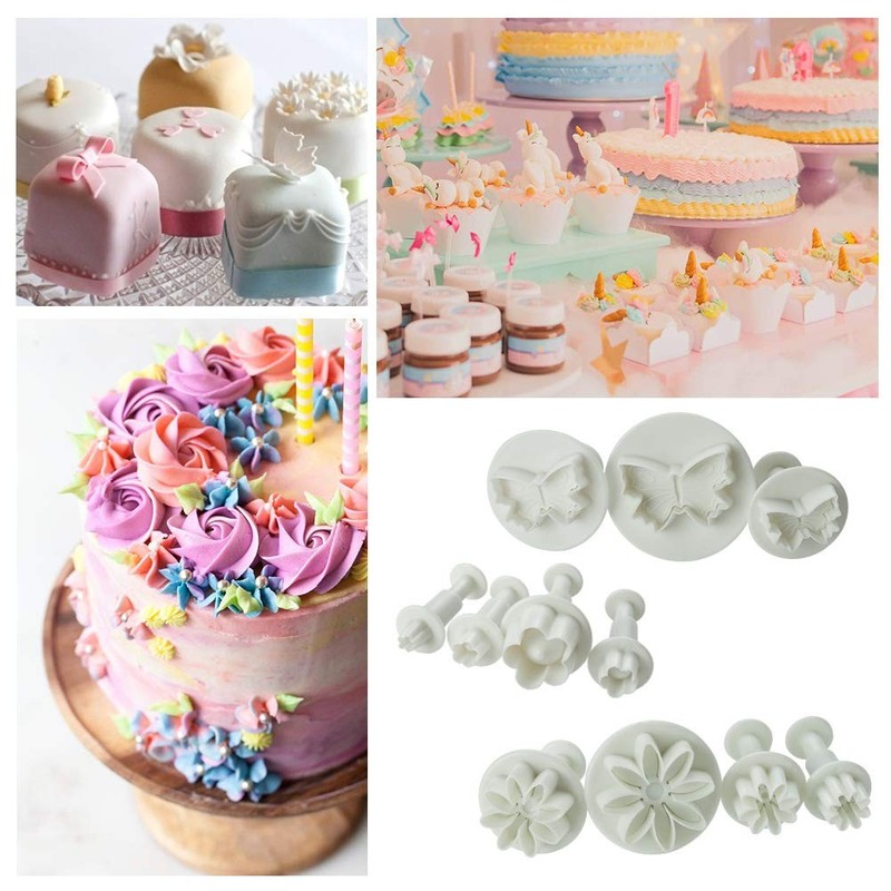 114 Pcs Cake Decorating Tools Fondant Cake Baking Decorating Sugar Craft Icin... gallery