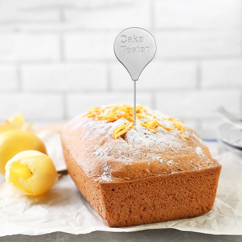 Cake Tester, 2 Packs Testers for Baking and Cakes Typical, Silver gallery