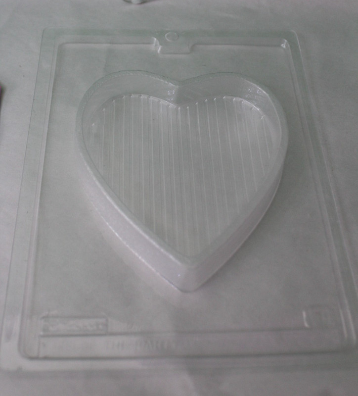 Life Of The Party Large Heart Chocolate Candy Making Mold 08886 Over 5" Plastic gallery
