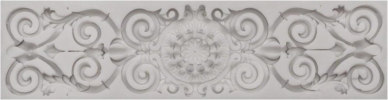 Baroque Silicone Molds Baroque Scroll and Flower Clay Molds for Crafts Cake Deco gallery