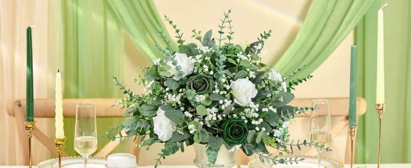 120 Pcs 4 Kinds Mixed Eucalyptus Greenery Stems, Baby Breath Flowers gallery