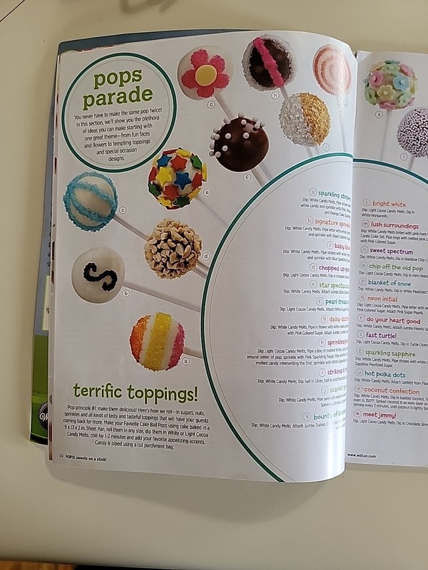 Wilton Pops Sweets 0n A Stick Cake Pops Soft Cover Book 112 Pages Recipes Ideas gallery
