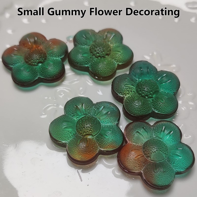 Flower Silicone Mold, Small Plum Blossom Shaped Flower Molds with 70 Cavities... gallery