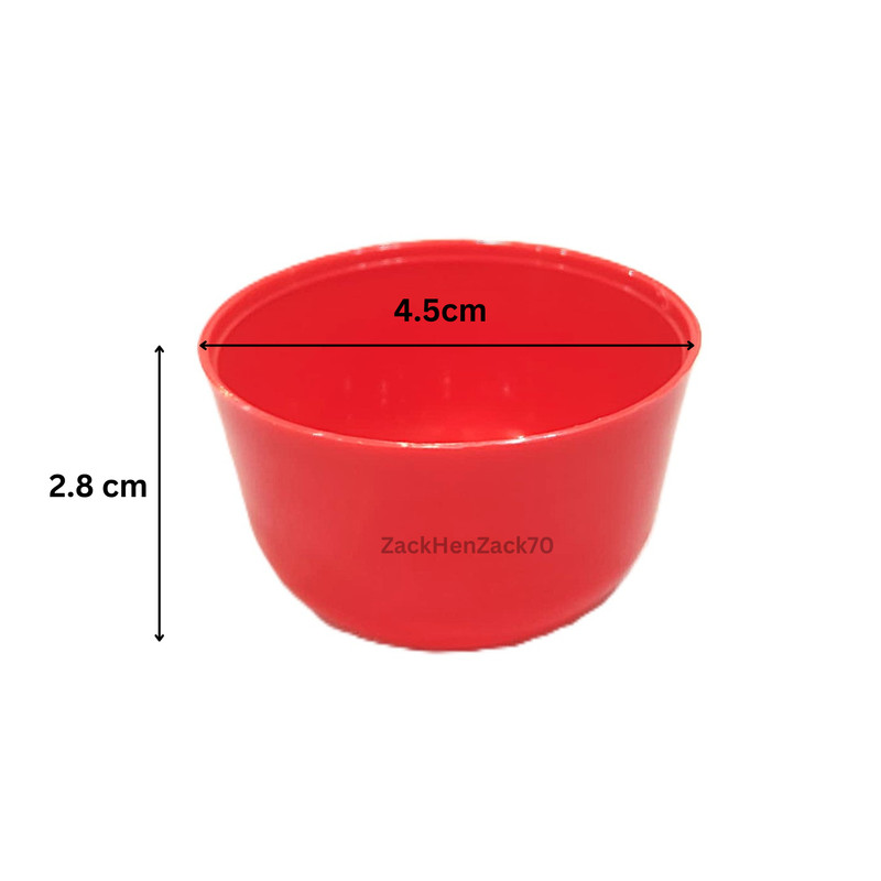 Puto Mold Talam Pichi Kutsinta Lompang Red Color 32 pieces 4.5cm Cups Small Size gallery
