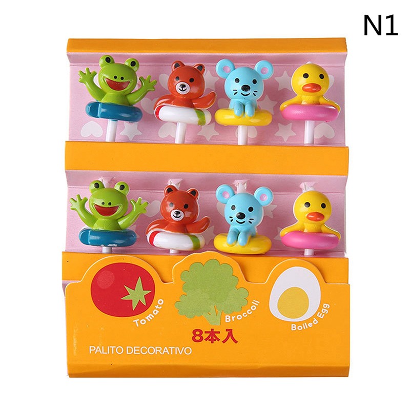 Bento Vegetable Crockery Cute Mini Toddler Children Fruit Forks Toothpicks