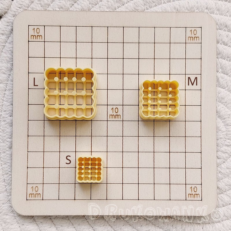 Cake Apple Pie Dough Pastry 3 Polymer Clay Cutter For Earring Jewelry Making gallery