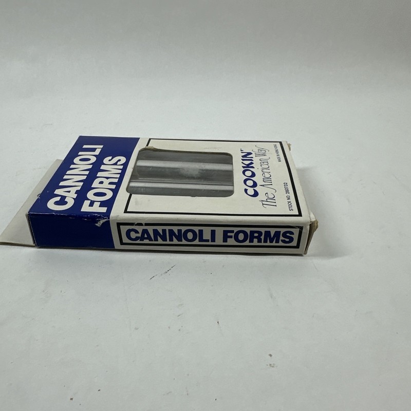 Vintage Cannoli Forms Made In Hong Kong "Cookin' The American Way" Unused In Box gallery