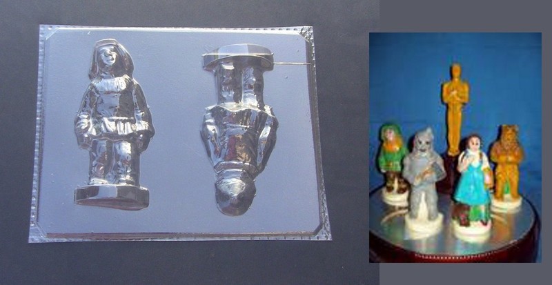 SCARECROW 3D Wizard of Oz Chocolate Candy Soap Mold