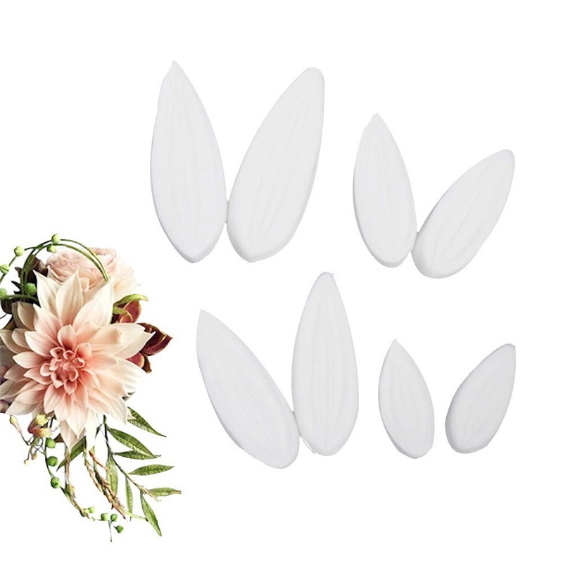 Dahlia Sugar Flower Veining Molds Fondant Cutters Gumpaste Cake Craft Tools(1... gallery