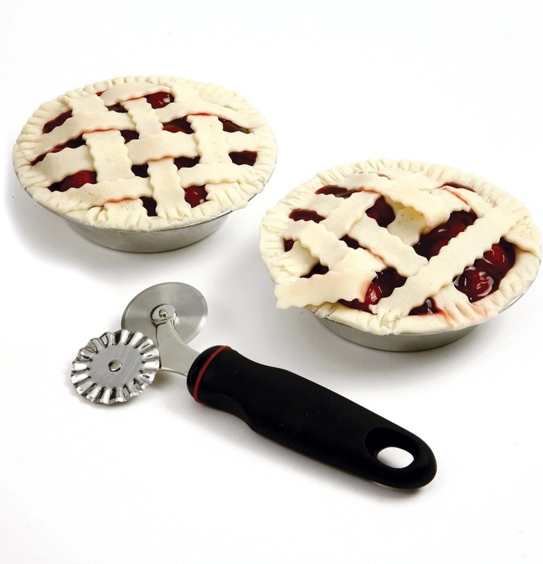Versatile Pastry Wheel 7 Inch Black Handle Ideal for Ravioli and Dough Cutting gallery
