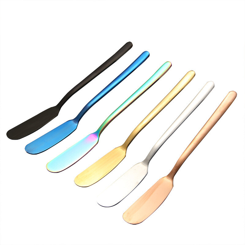 304 Steel Handle Scraper Tableware Butter Knife Western Korean Style Cream gallery