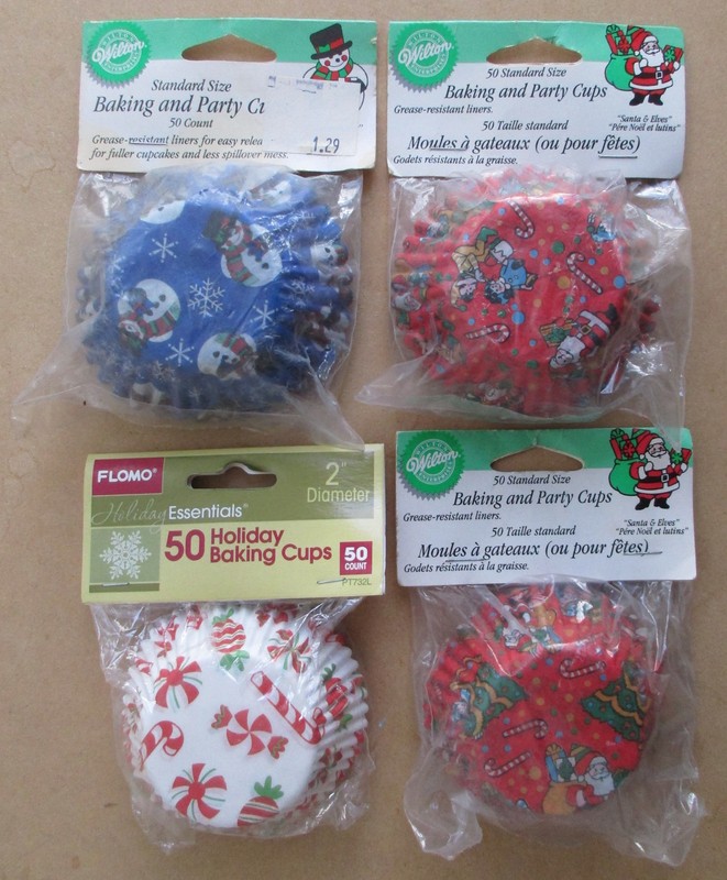 Mixed Lot of Halloween & Christmas Baking Cups Cellophane Bags Lollipop Sticks gallery