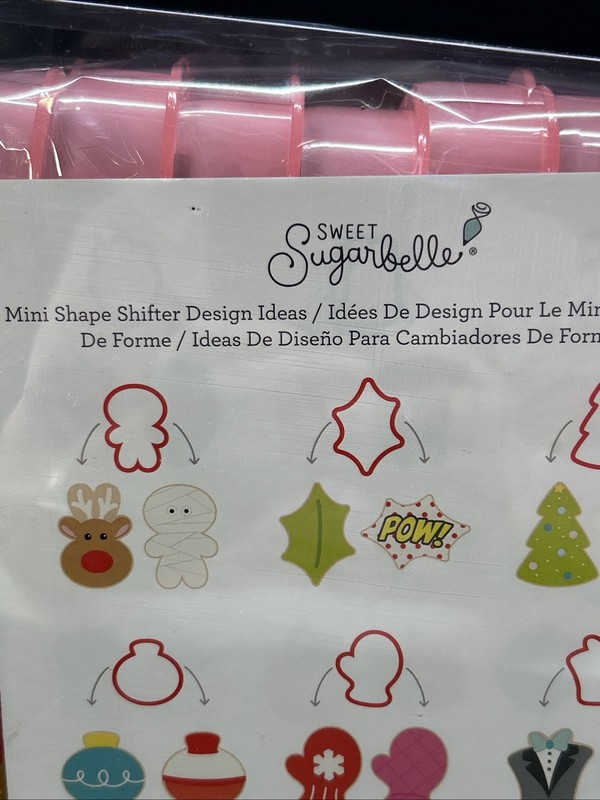 Sweet Sugarbelle 40 Pc Cookie Cutter Set & Design Sheet Mini Shape Shifters NIP gallery
