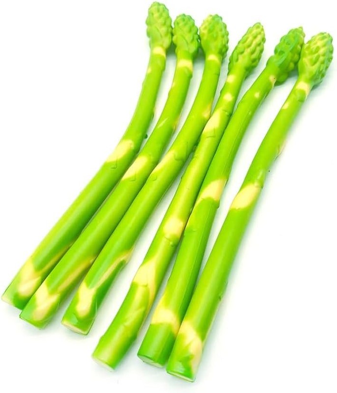 6pcs Artificial Asparagus Simulated Vetables Realistic Food