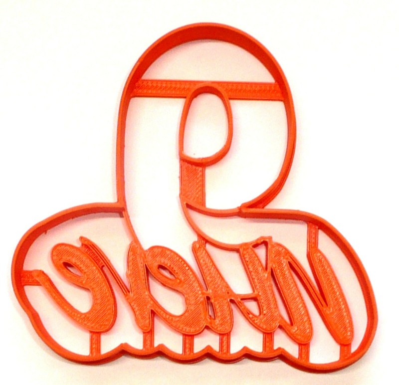 SPANISH NUMBER NUEVE 9 WITH WORD COOKIE CUTTER CORTADOR DE GALLETAS USA PR4129